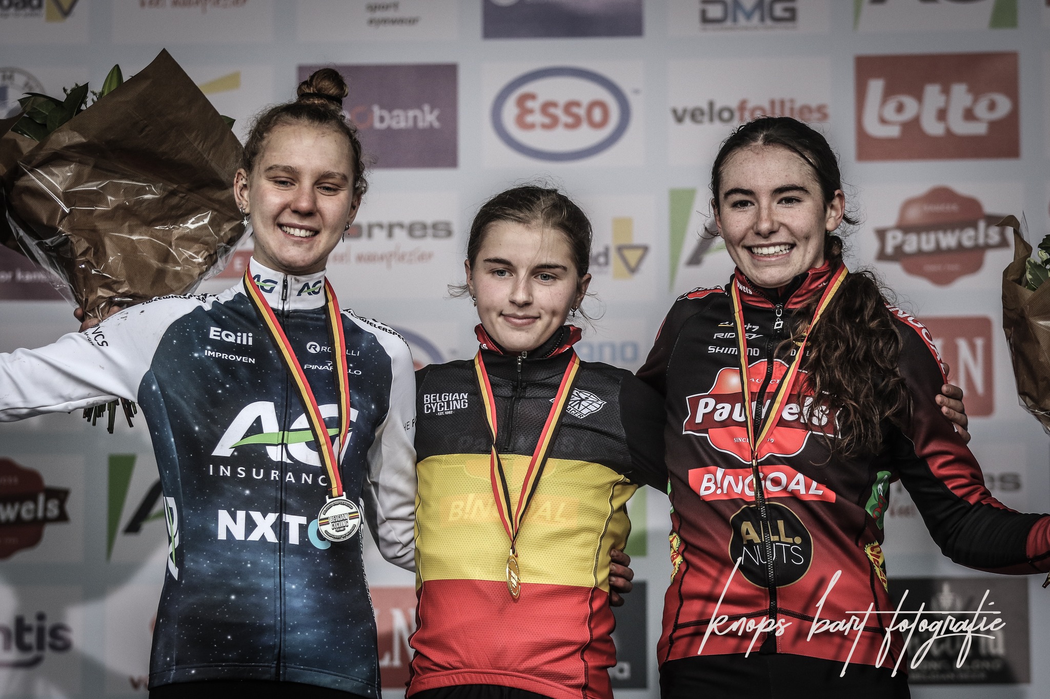 Fleur Moors Belgisch kampioen junior meisjes in Lokeren