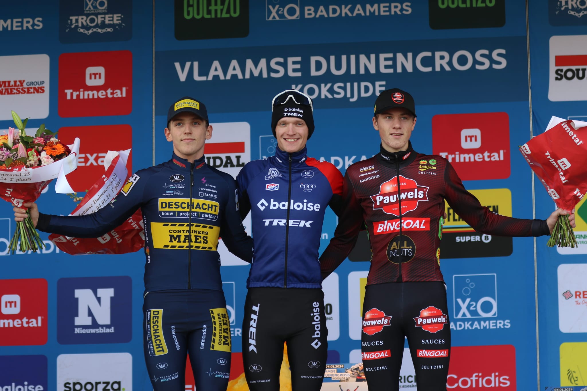 Ward Huybs de beste in de beloftenreeks te Koksijde