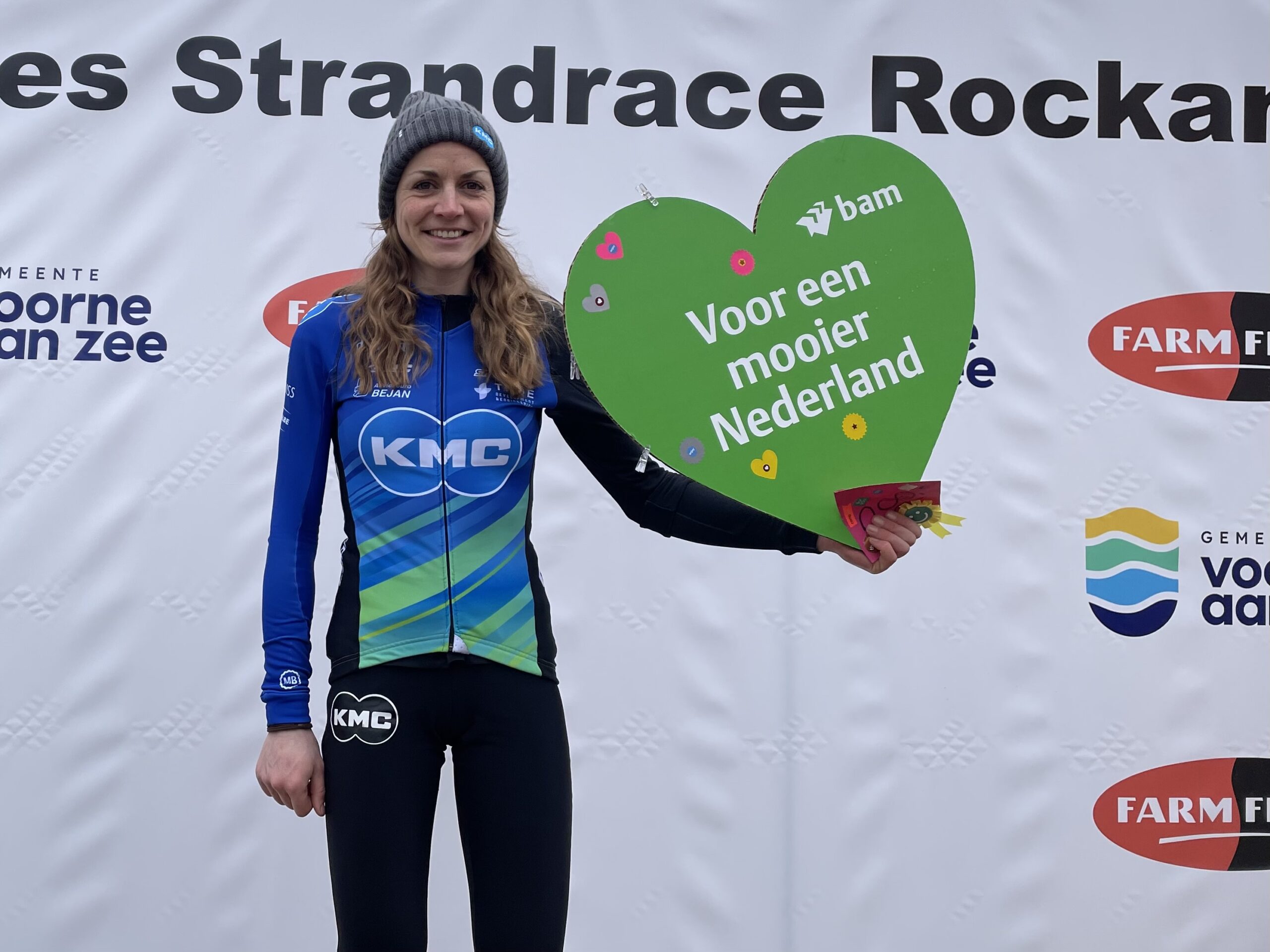 Eindwinst strandrace klassement voor Mariëlle Trouwborst