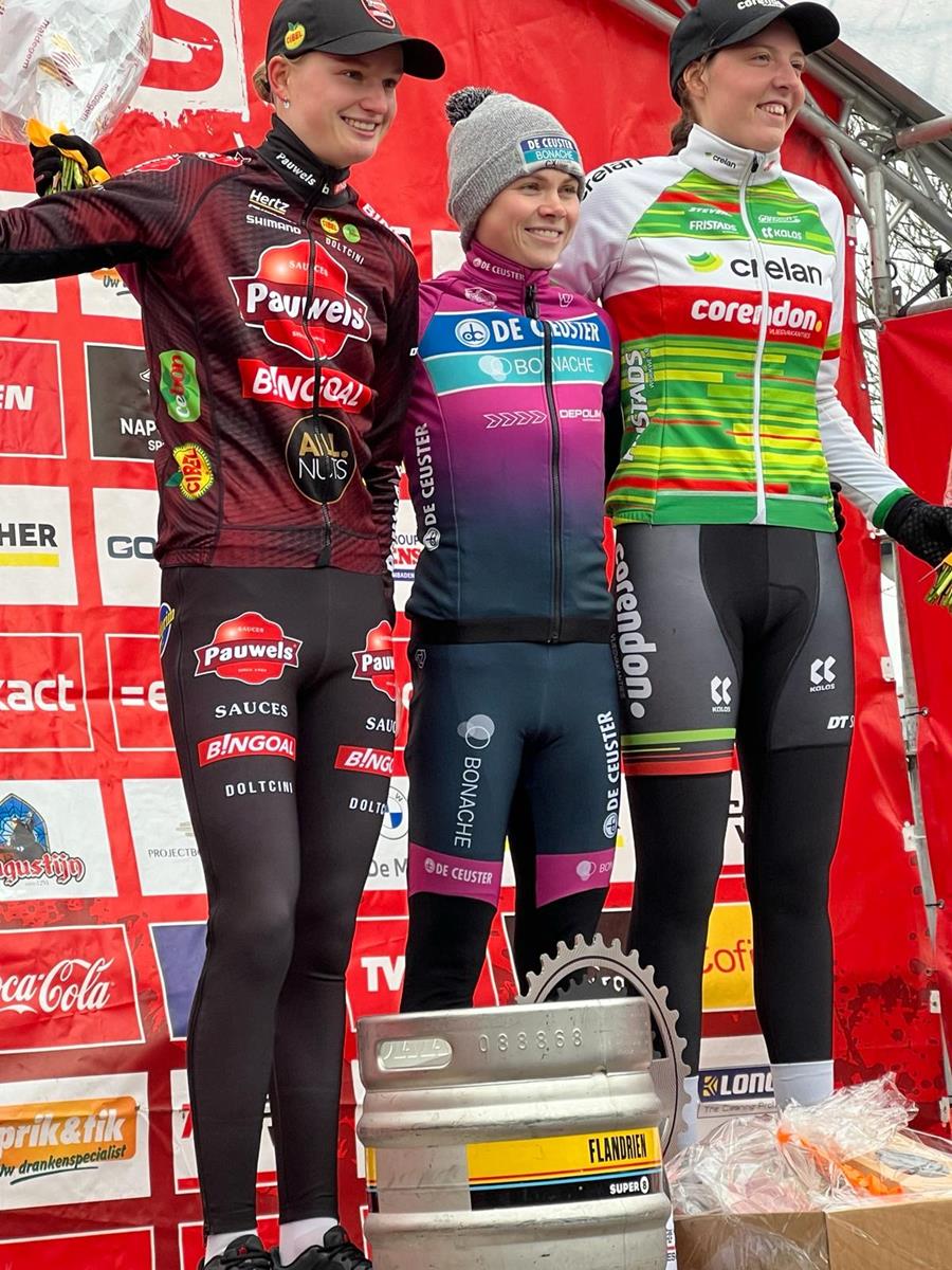 Laura Verdonschot tevreden met zege in Maldegem