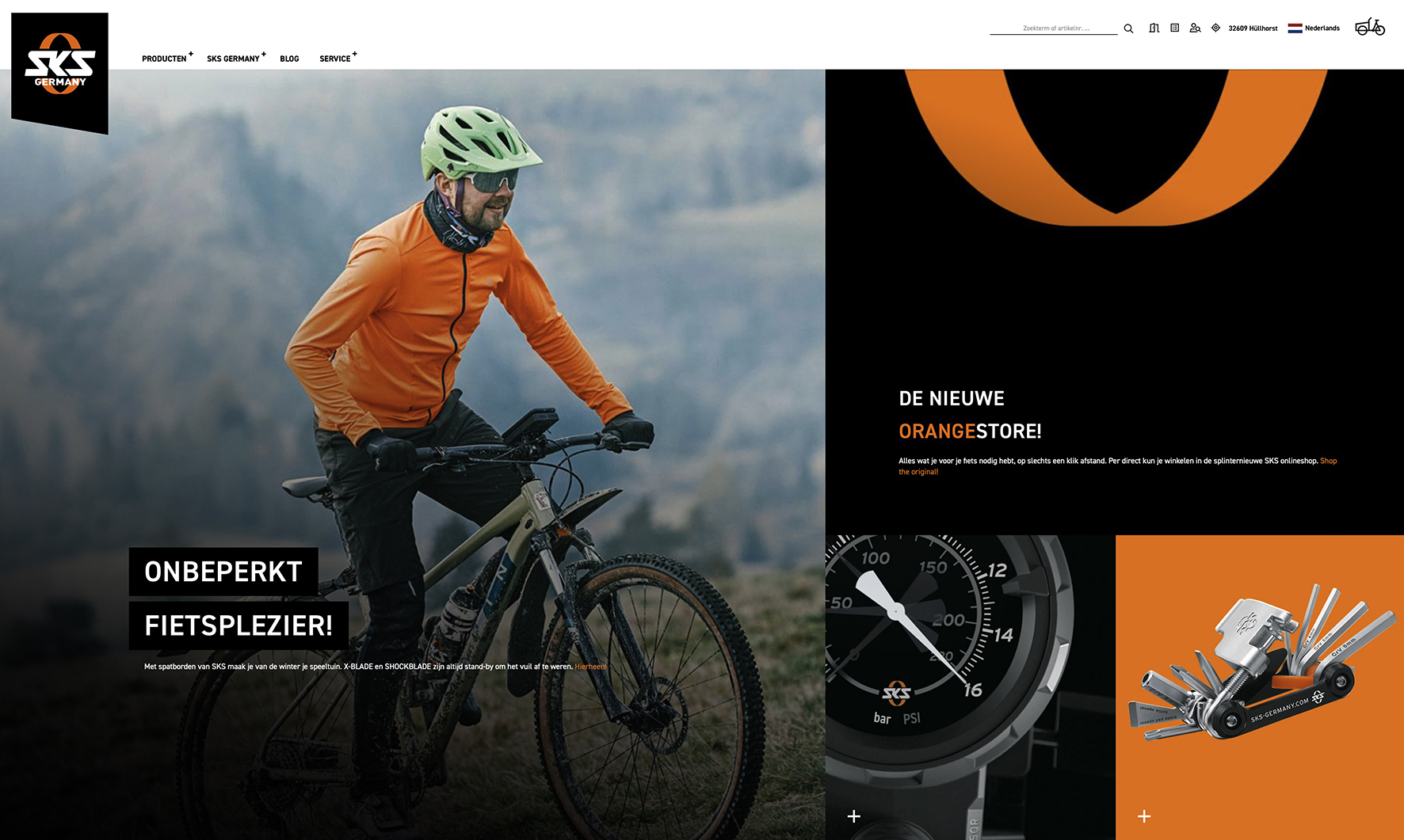 De nieuwe SKS OrangeStore is online
