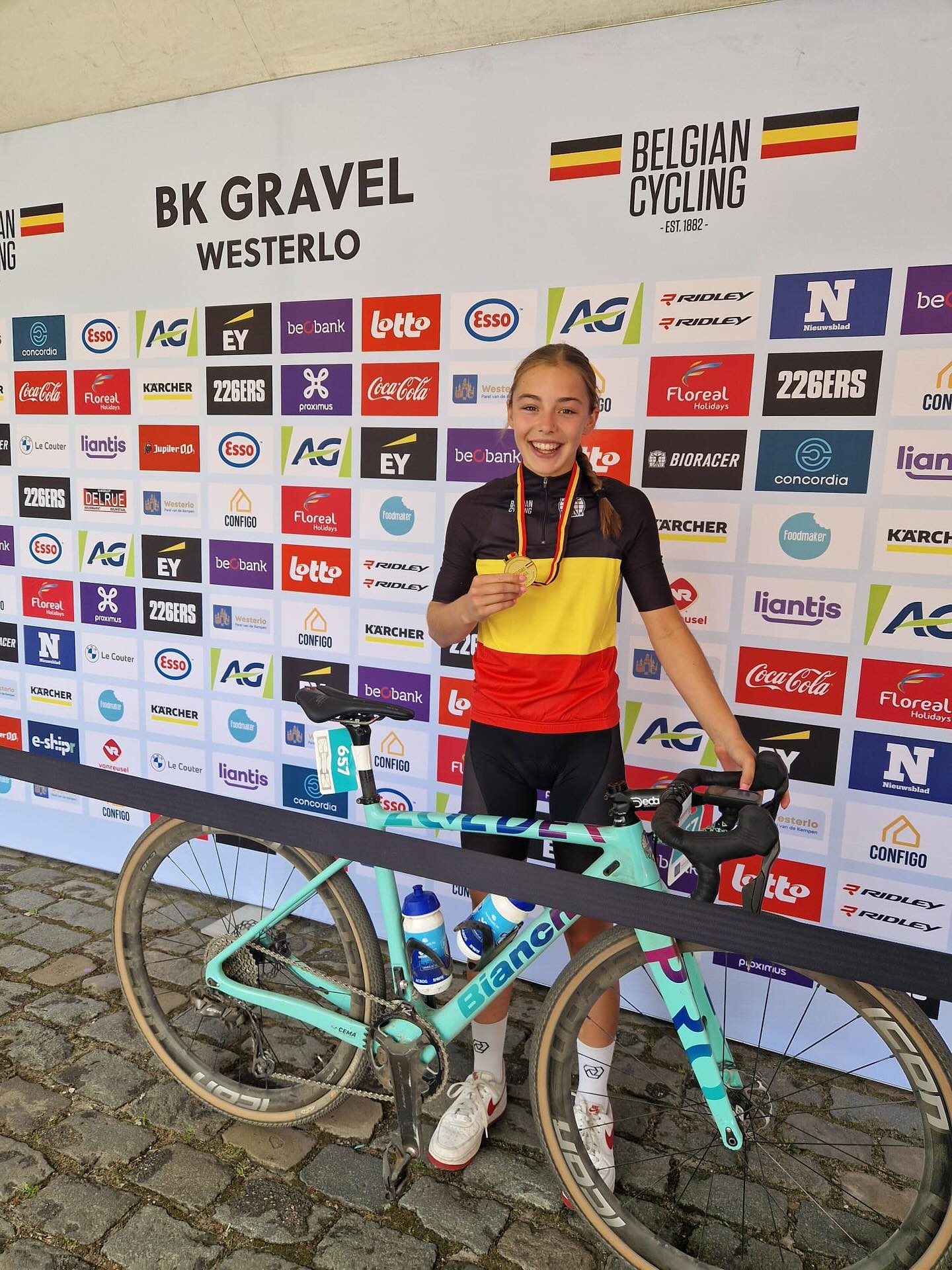 Zita Peeters pakt BK titel in Westerlo.