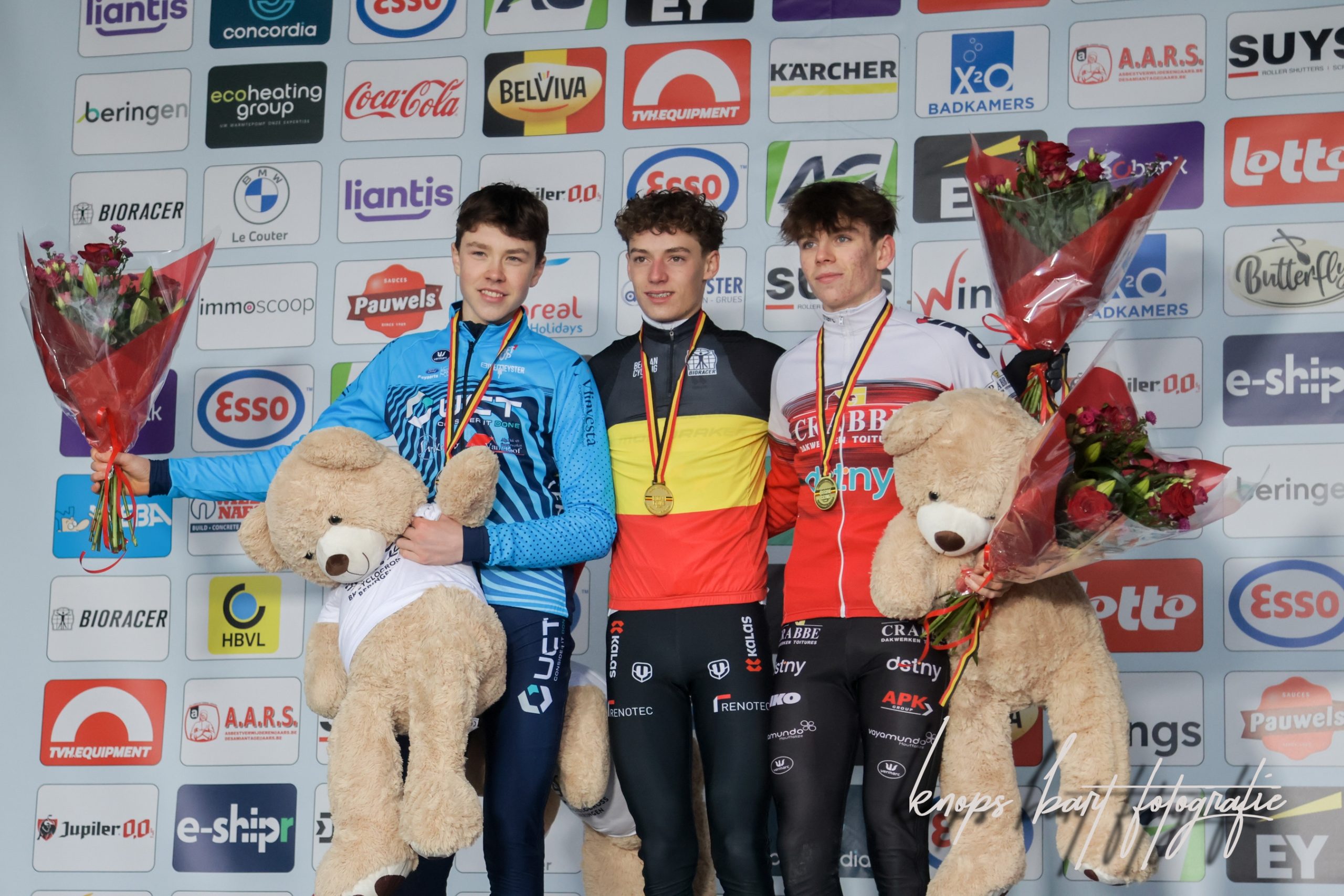 Mats Becqué (1stejaars) en Lars Peers(2dejaars) Belgisch kampioen bij nieuwelingen in Beringen