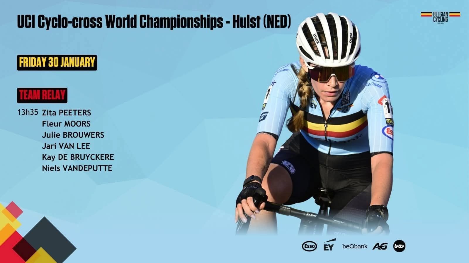 Brons voor de Belgische ploeg in de Mixed Relay