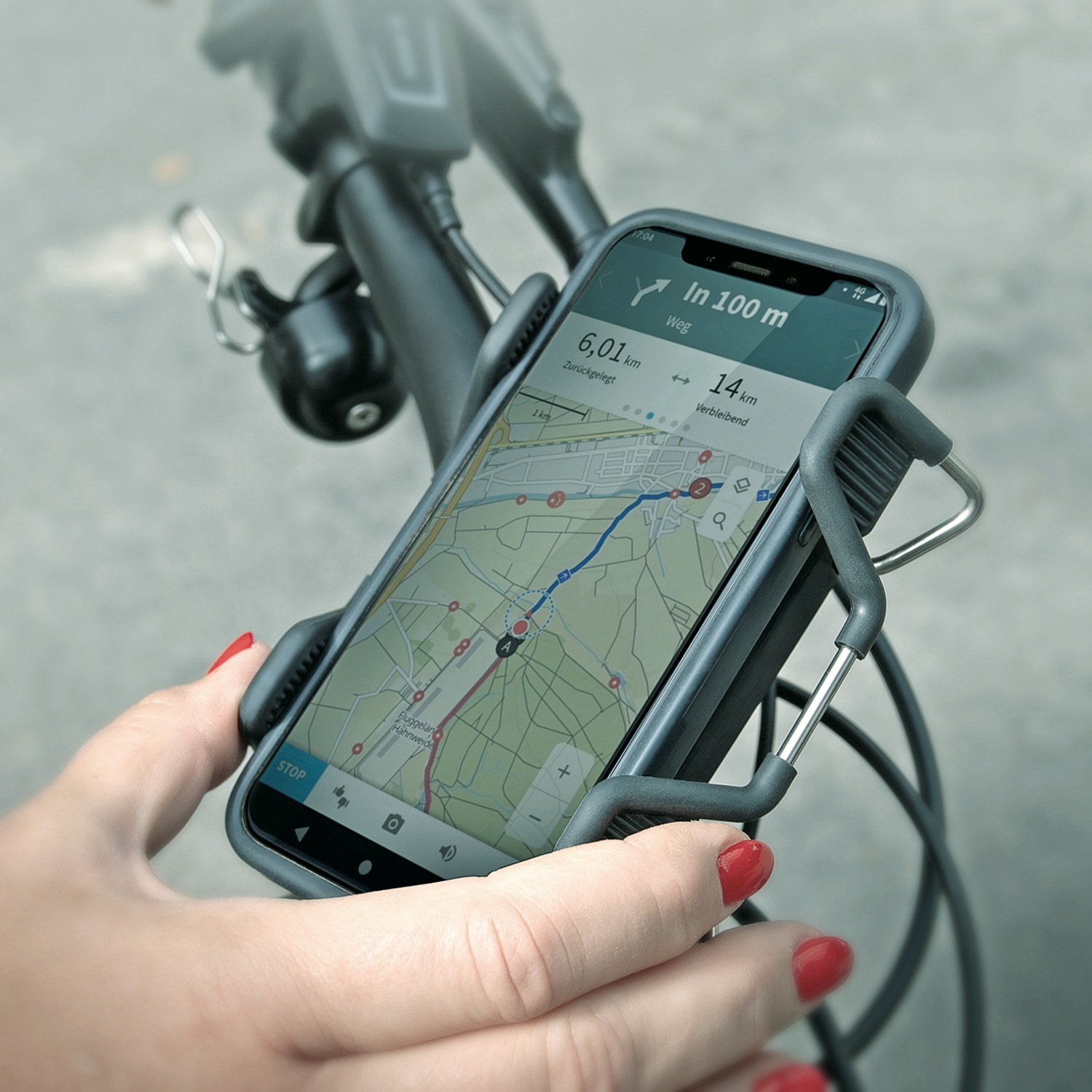SMARTGRAB 360: Innovatieve en robuuste smartphonehouder voor fiets e-bike