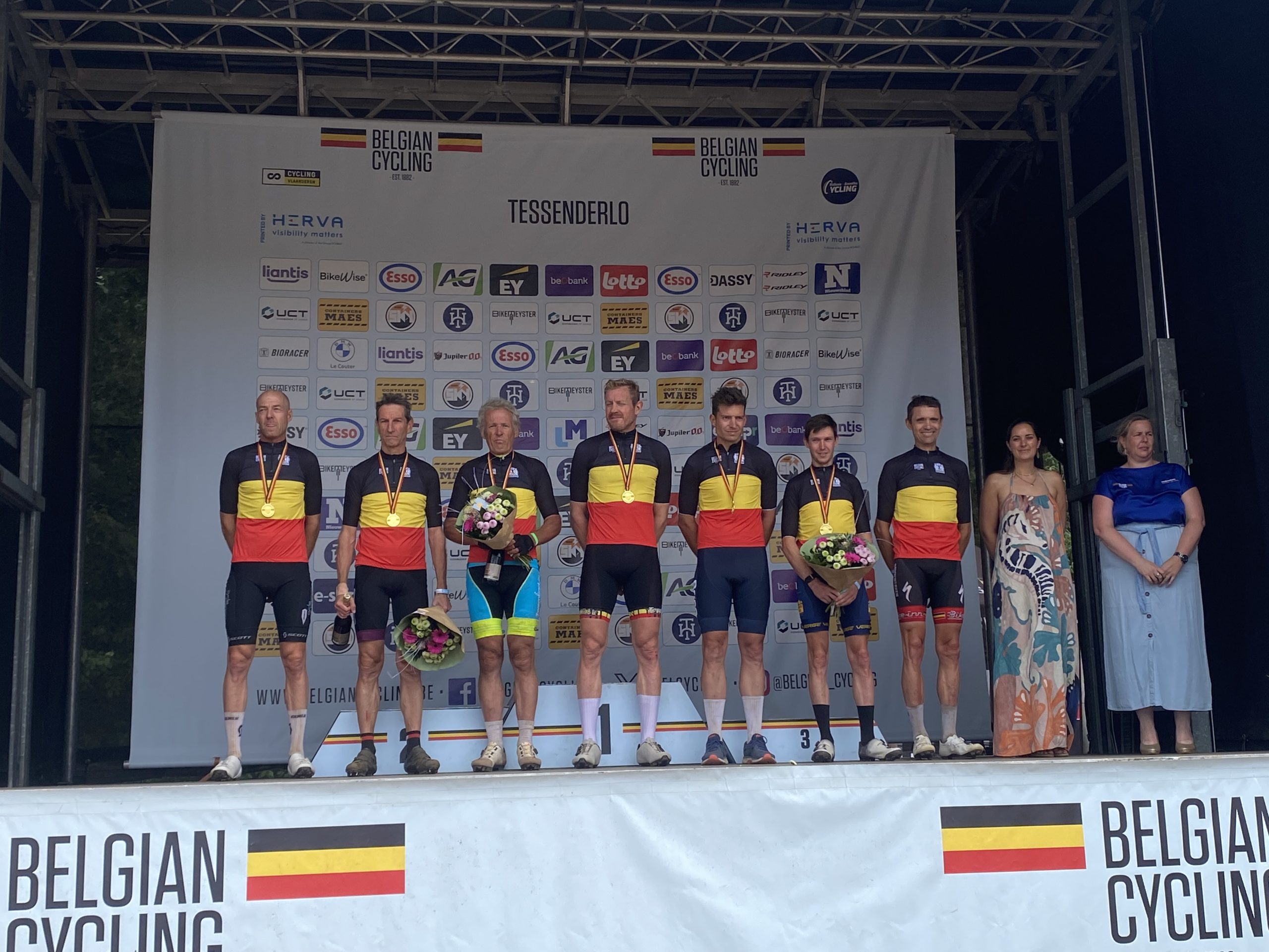 Belgische kampioenen bij masters en elite 3 zijn gekend